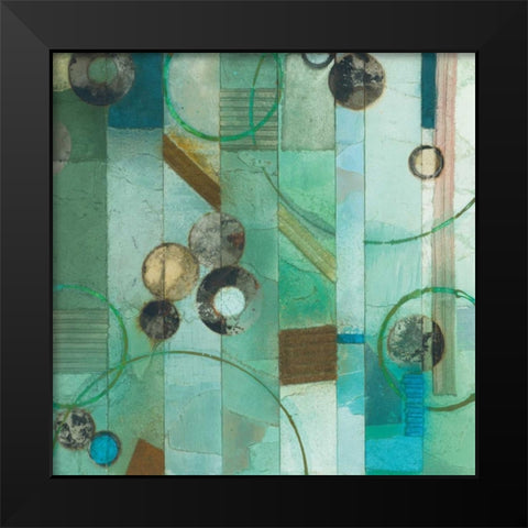 Of This World No. 17 Black Modern Wood Framed Art Print by Koury, Aleah
