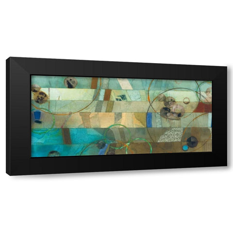 Of This World No. 18 Black Modern Wood Framed Art Print by Koury, Aleah