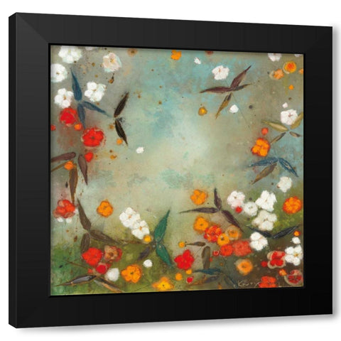 Gardens in the Mist VII Black Modern Wood Framed Art Print with Double Matting by Koury, Aleah