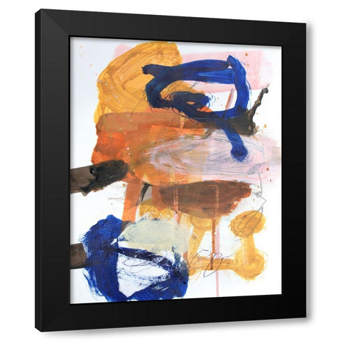 Imagine I was There No. 1 Black Modern Wood Framed Art Print by Lauzon, Danielle