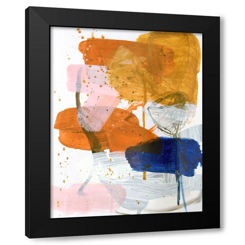 Imagine I was There No. 2 Black Modern Wood Framed Art Print by Lauzon, Danielle