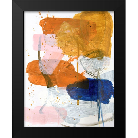 Imagine I was There No. 2 Black Modern Wood Framed Art Print by Lauzon, Danielle