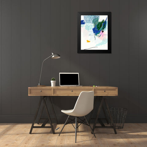 Lost in The Lightness Black Modern Wood Framed Art Print by Lauzon, Danielle