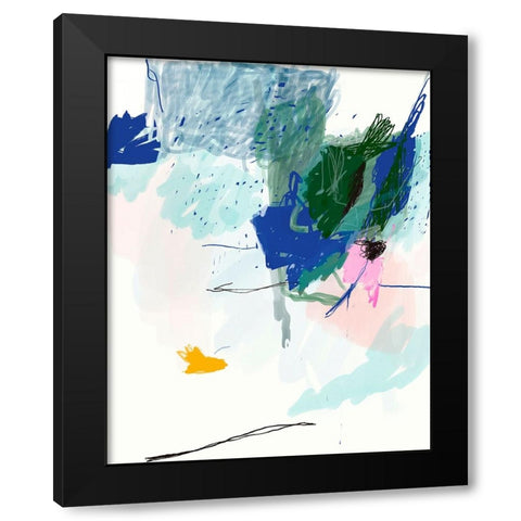 Lost in The Lightness Black Modern Wood Framed Art Print with Double Matting by Lauzon, Danielle