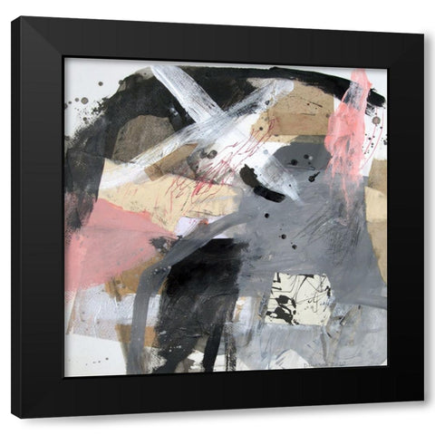 The Moment of Doubt Black Modern Wood Framed Art Print with Double Matting by Lauzon, Danielle
