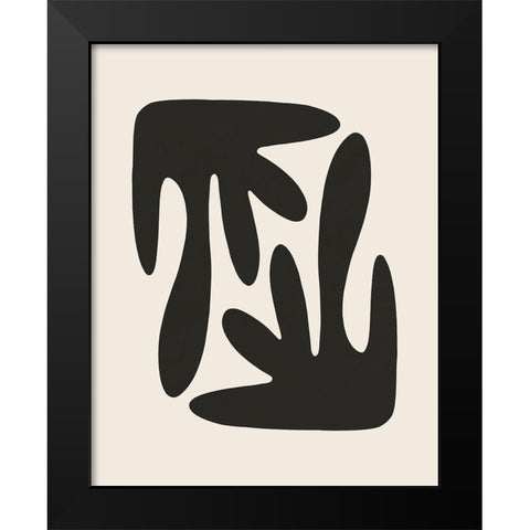 Mirror Black Modern Wood Framed Art Print by LivinLi