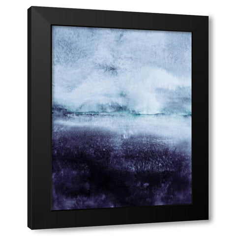 Direction North Black Modern Wood Framed Art Print by Lehnhardt, Iris