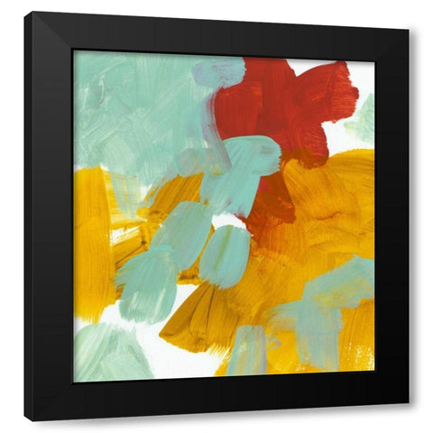Alla Prima 1 Black Modern Wood Framed Art Print with Double Matting by Lehnhardt, Iris