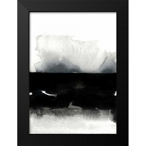 BW 01 Black Modern Wood Framed Art Print by Lehnhardt, Iris