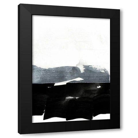 BW 02 Black Modern Wood Framed Art Print by Lehnhardt, Iris