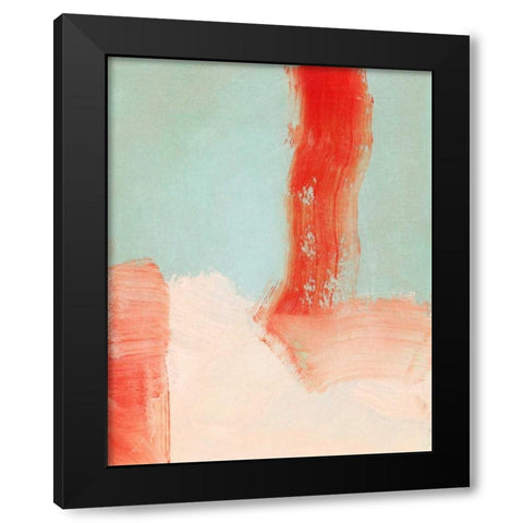 Color Study Black Modern Wood Framed Art Print with Double Matting by Lehnhardt, Iris