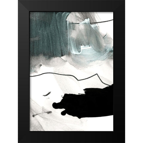 BS 4 Black Modern Wood Framed Art Print by Lehnhardt, Iris