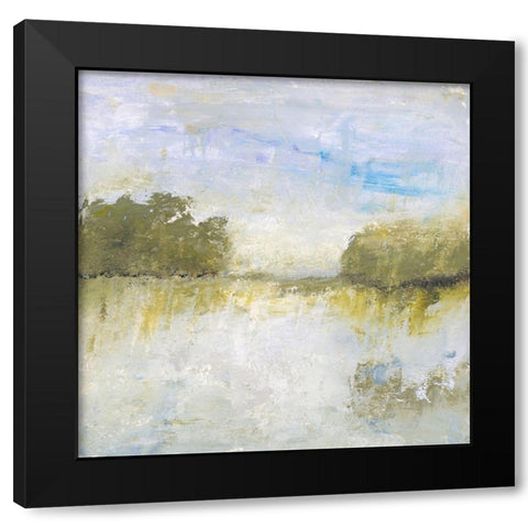 The Fields I Call Home Black Modern Wood Framed Art Print with Double Matting by Lisa Mann Fine Art