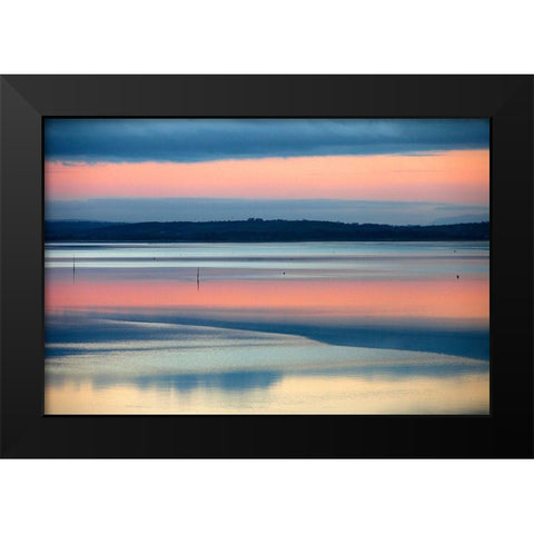 Inch No. 2 Black Modern Wood Framed Art Print by Leprince, Vincent