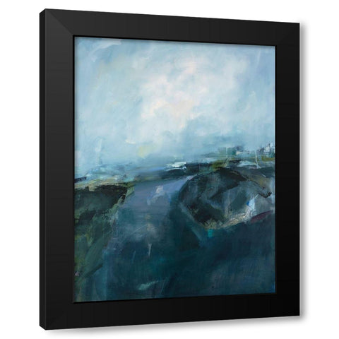Splashed by Magic Black Modern Wood Framed Art Print by Lenssen, Georganna