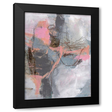Holiday Mind Black Modern Wood Framed Art Print by Leslie, Carole