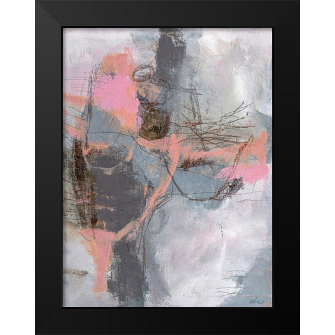 Holiday Mind Black Modern Wood Framed Art Print by Leslie, Carole