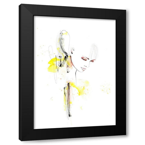 On The Inside Black Modern Wood Framed Art Print with Double Matting by Larsdotter, Lotta