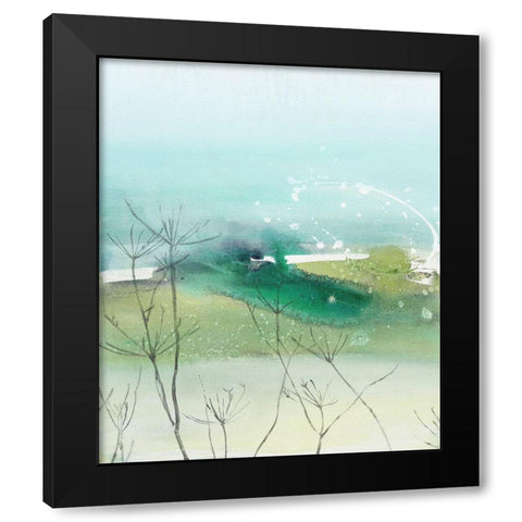 See Through Black Modern Wood Framed Art Print with Double Matting by Leaver, Tara