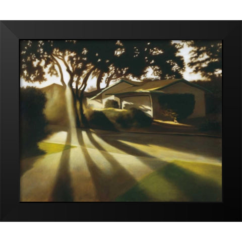 In the Time of Our Lives Black Modern Wood Framed Art Print by Monzon, Rick