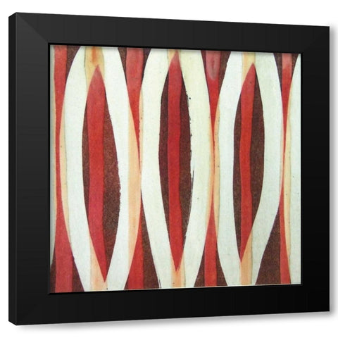 Carousing Closed II Black Modern Wood Framed Art Print by Miller, Allison G