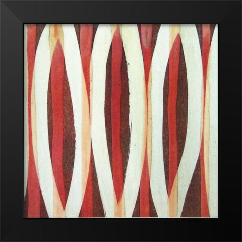 Carousing Closed II Black Modern Wood Framed Art Print by Miller, Allison G