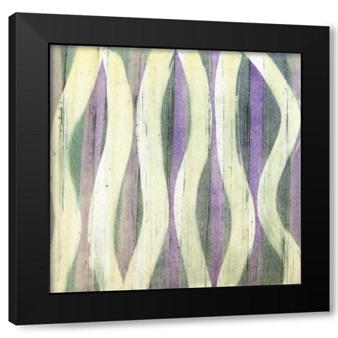 Carousing Open II Black Modern Wood Framed Art Print with Double Matting by Miller, Allison G