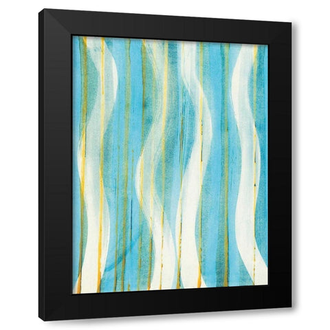 Carousing with Lines II Black Modern Wood Framed Art Print by Miller, Allison G