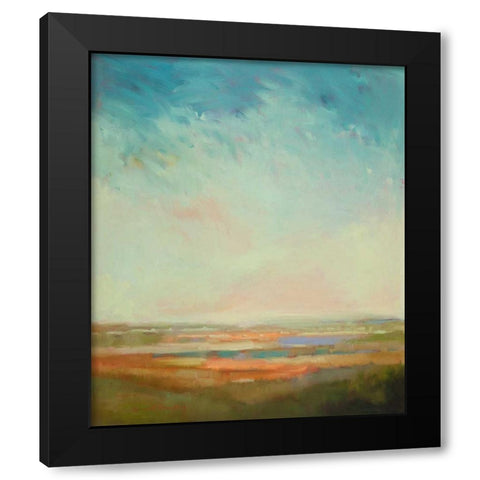 A Bit of Orange Black Modern Wood Framed Art Print by McCarthy, William