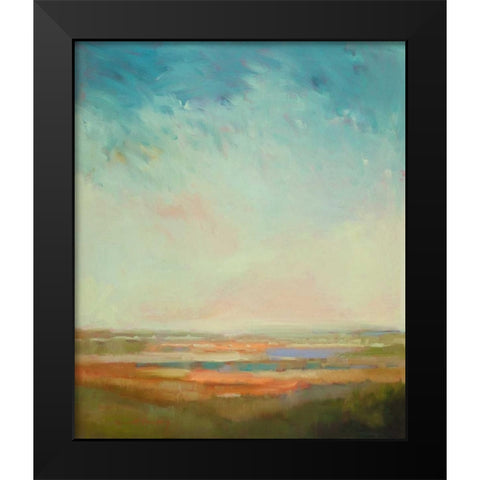 A Bit of Orange Black Modern Wood Framed Art Print by McCarthy, William
