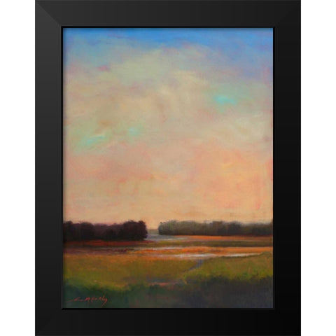 Shifting Tide Black Modern Wood Framed Art Print by McCarthy, William