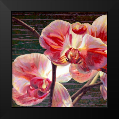 Show Offs Black Modern Wood Framed Art Print by McLaughlin, Jan