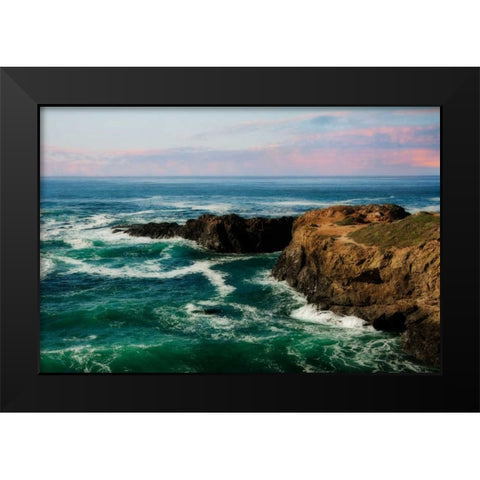 California Dream Black Modern Wood Framed Art Print by Mikaels, Natalie