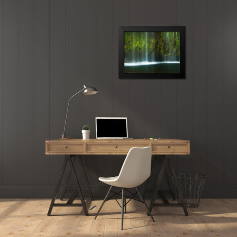Paradise Black Modern Wood Framed Art Print by Mikaels, Natalie