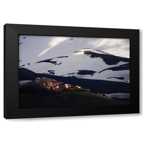Late Night on Casteluccio, Umbria Black Modern Wood Framed Art Print by Mumford, Andy