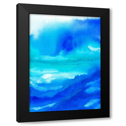 Rise III Black Modern Wood Framed Art Print with Double Matting by Maldonado, Jacqueline