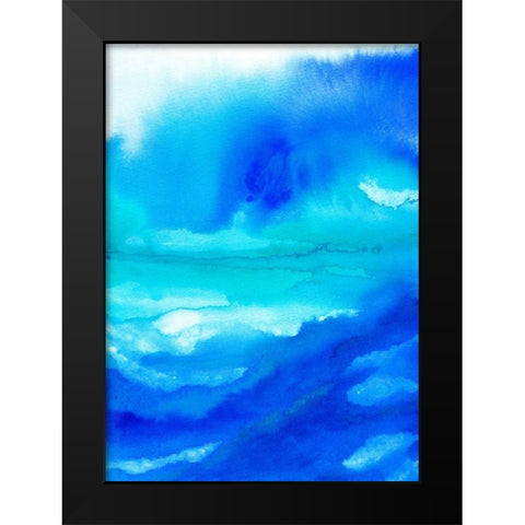 Rise III Black Modern Wood Framed Art Print by Maldonado, Jacqueline
