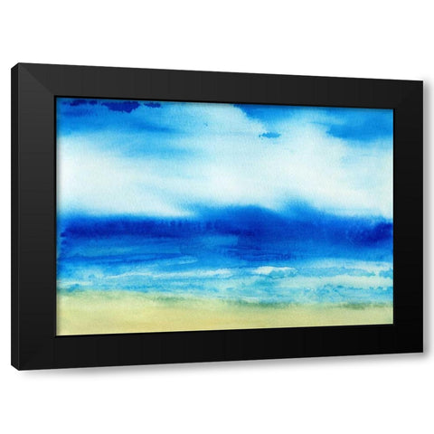 Sea Church II Black Modern Wood Framed Art Print with Double Matting by Maldonado, Jacqueline
