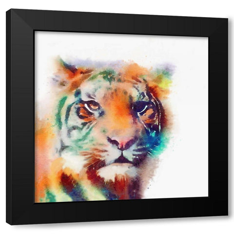 The Elusive II Black Modern Wood Framed Art Print with Double Matting by Maldonado, Jacqueline