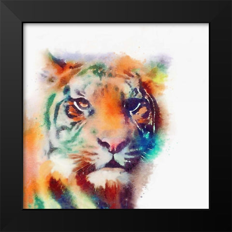 The Elusive II Black Modern Wood Framed Art Print by Maldonado, Jacqueline