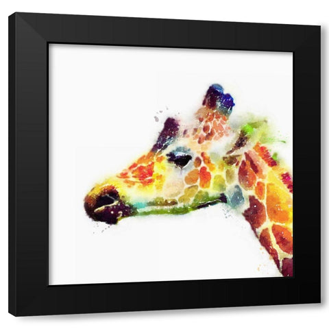 The Graceful II Black Modern Wood Framed Art Print with Double Matting by Maldonado, Jacqueline