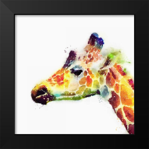 The Graceful II Black Modern Wood Framed Art Print by Maldonado, Jacqueline