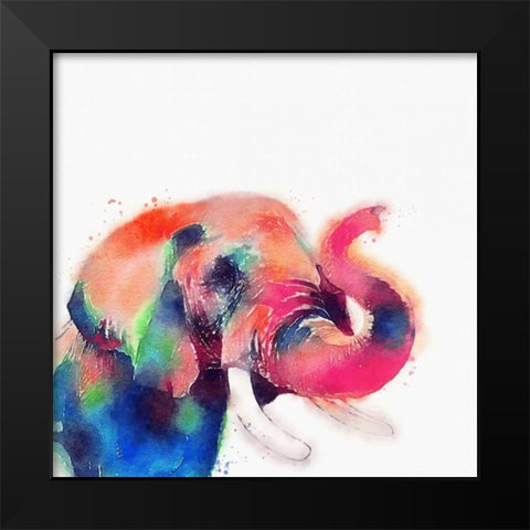 The Majestic II Black Modern Wood Framed Art Print by Maldonado, Jacqueline