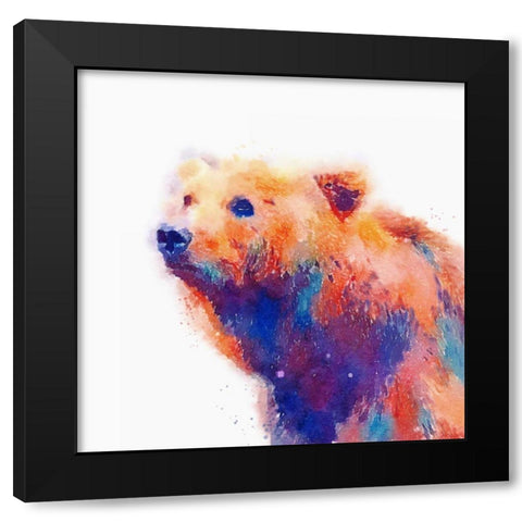 The Protective II Black Modern Wood Framed Art Print by Maldonado, Jacqueline