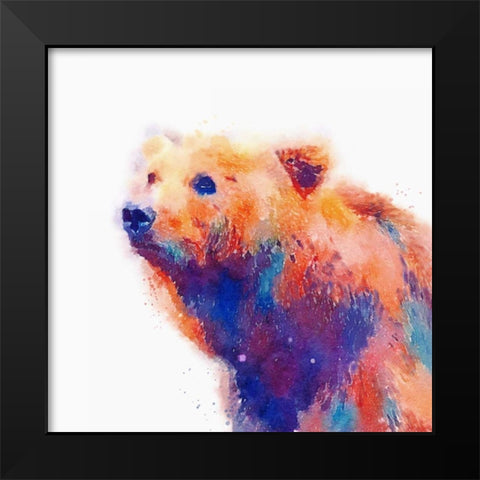The Protective II Black Modern Wood Framed Art Print by Maldonado, Jacqueline