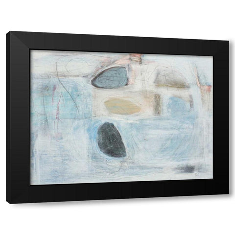 Fragile Symmetry Black Modern Wood Framed Art Print with Double Matting by Mankin, David