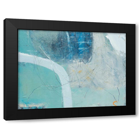 Sea Edge Black Modern Wood Framed Art Print with Double Matting by Mankin, David