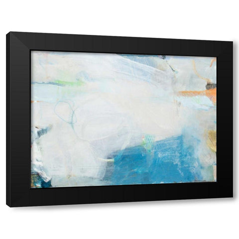 Zephyr Black Modern Wood Framed Art Print by Mankin, David