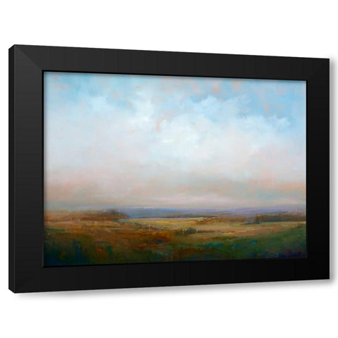 Into the Foothills Black Modern Wood Framed Art Print by McCarthy, William