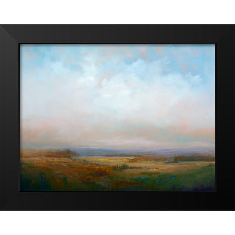 Into the Foothills Black Modern Wood Framed Art Print by McCarthy, William